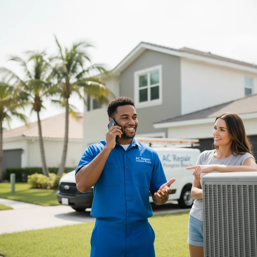 AC Repair Pompano Beach customer support in Old Bethpage